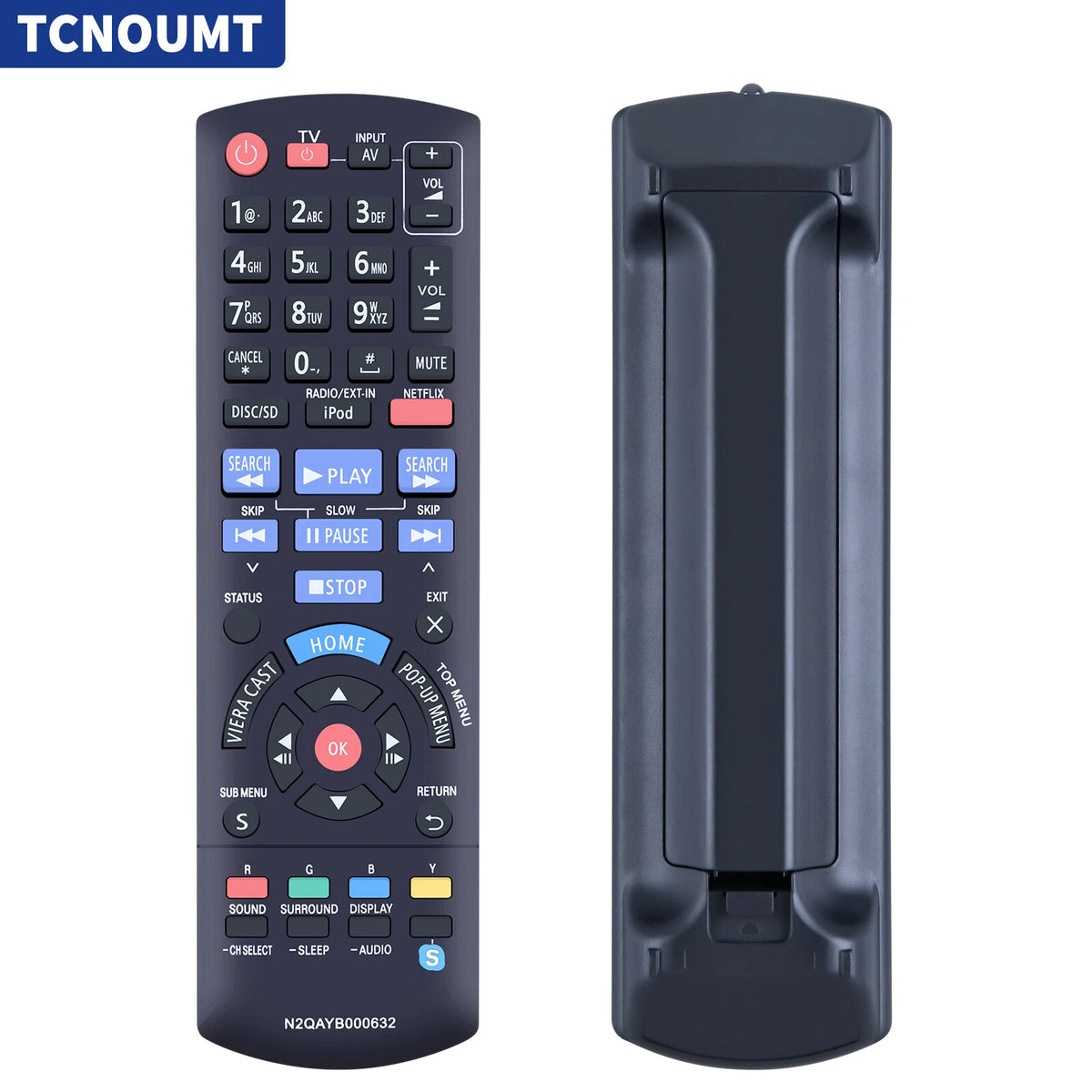 N2QAYB000632 Remote Control For Panasonic Theater System SA-BTT370 SA-BTT770