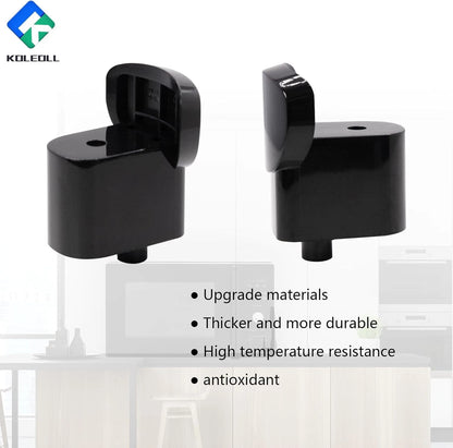 2 Pack WB06X10939 Microwave Handle Support Replace 3025051 AP5790054 Black