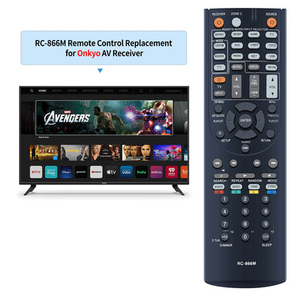RC-866M For Onkyo AV Receiver Remote Control HTRC560 TX-NR626 TXNR626