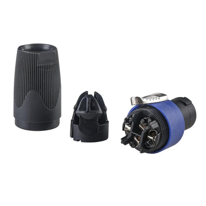 MAD OWL Speaker Plug Speakon Connector, Jacks and 4 Set, 4 Set