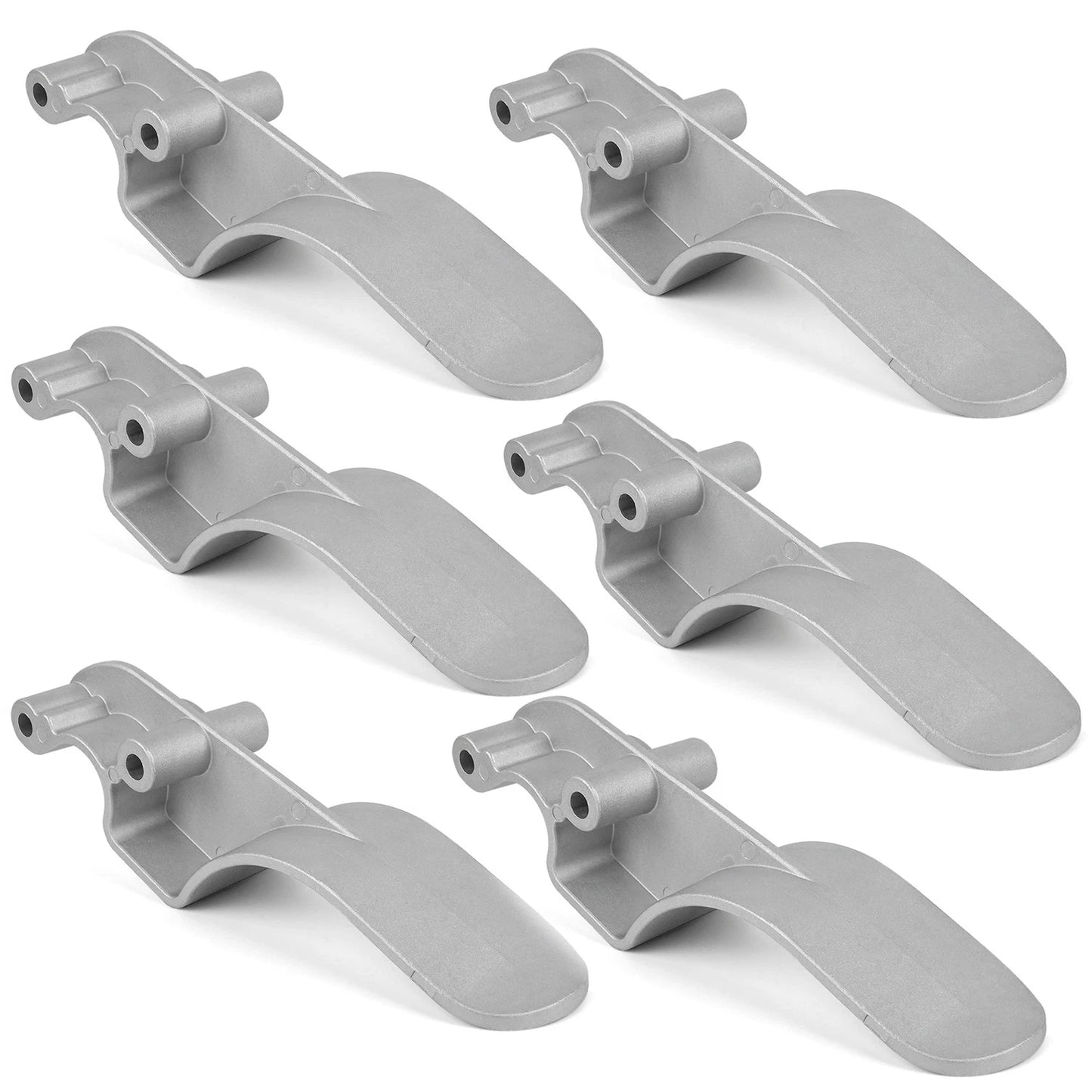 6PCS Easy-Off Aluminum Tarp Stop Upright, Direct Replacement For Shurco 1705775