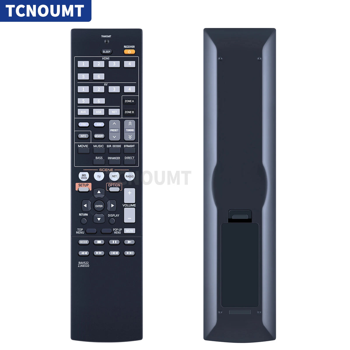 RAV522 ZJ66510 Remote Control For Yamaha AV Receiver RX-V477 RX-V577 RX-V477