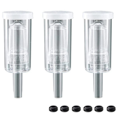 3-Piece Airlock Fermentation Beer Wine Brewing Air Locks 3Pack transparency