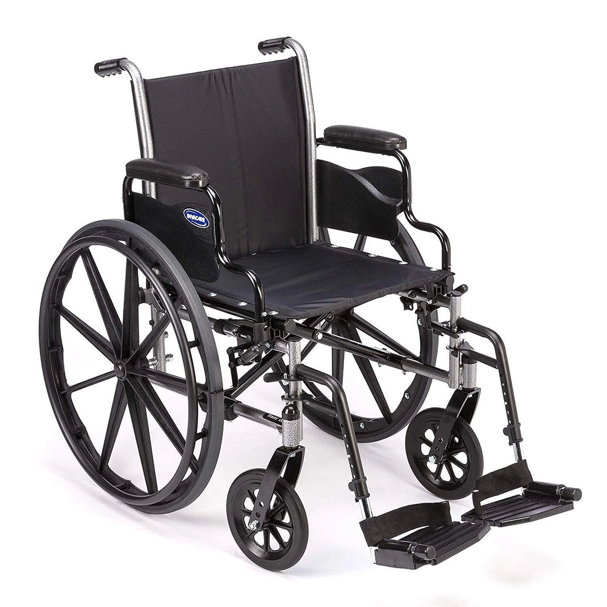 Invacare T93HCP Wheelchair Hemi Footrest with Composite Universal Fit, Black
