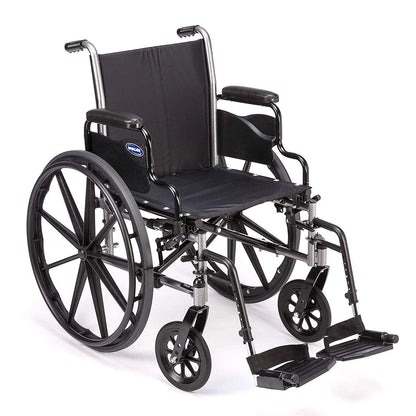 Invacare T93HCP Wheelchair Hemi Footrest with Composite Universal Fit, Black