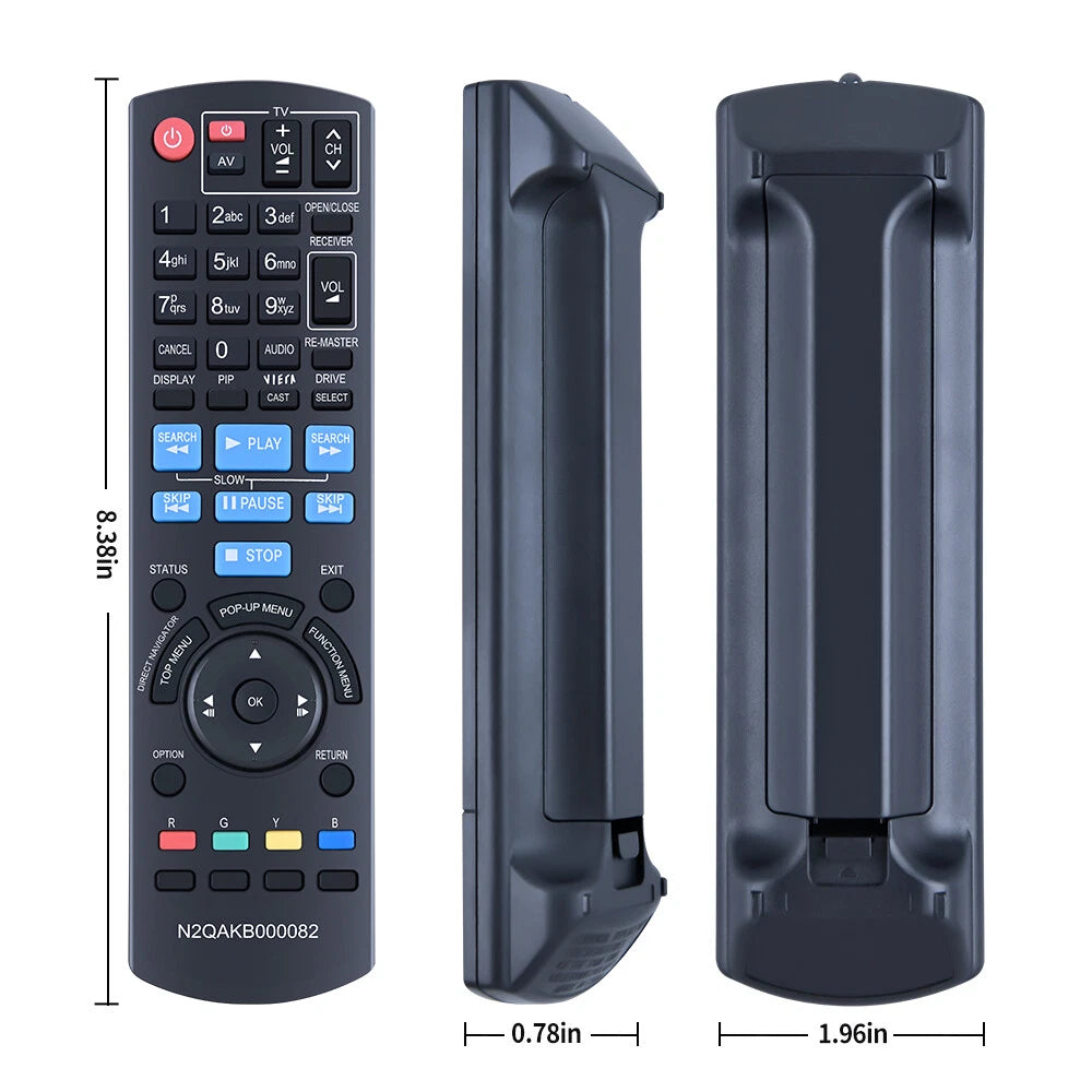 N2QAKB000082 Remote Control For Panasonic Player DMP-BD45 DMP-BD65