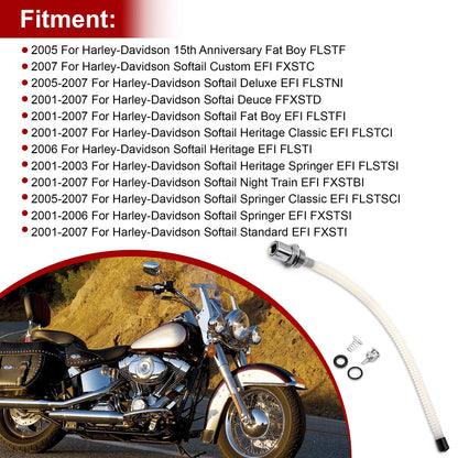 Fuel Check Valve Rebuild Kit For Harley-Davidson Softail 2001-2007