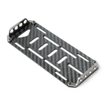 Carbon Fiber 2S 3S Battery Mount Plate Bass Stand For Axial SCX10 1/10 RC Car