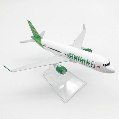 1/400 15cm Aircraft Indonesia Citilink A320 Alloy Plane Model Diecast Airplane r