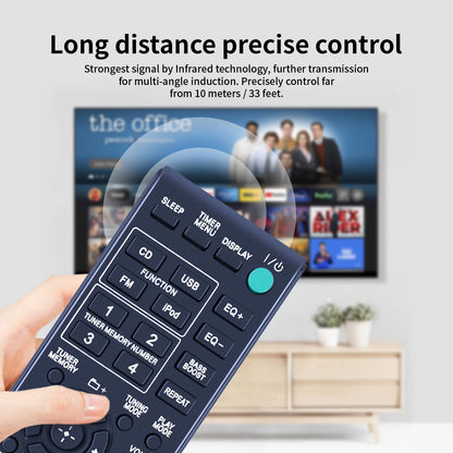 RM-AMU185 Remote Control For Sony Home Audio System MHC-EC619iP MHCEC619iP
