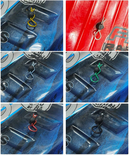 130pcs Universal RC Body Clips Car Steel R for All 1/10 1/12...