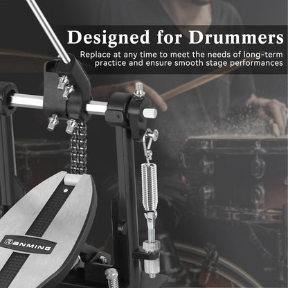 RANMING 2 Sets Bass Drum Pedal Spring Tension Assembly Standard 2A