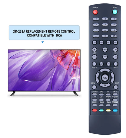 XK-231A Remote Control For RCA TV RTU5540-B RLDED4016A-H RTU4300 RTU6549C