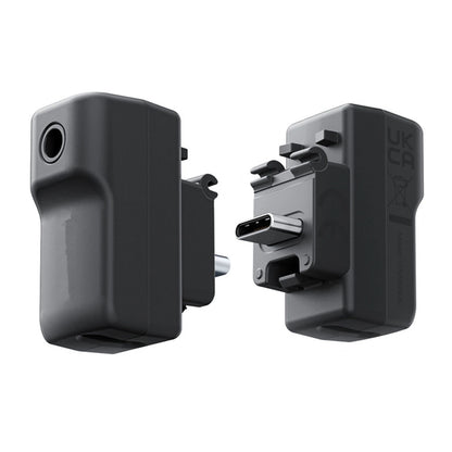 3.5mm/Type-C Mic Adapter Charging Audio Adapter for Insta360 X4 Camera