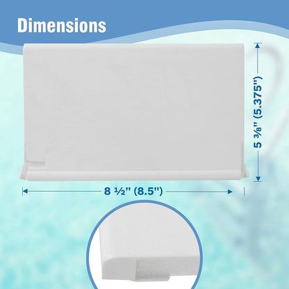 (2-Pcak) Exact Replacement 516252 White Weir Gate 8 1/2 * 5 3/8 (516252)