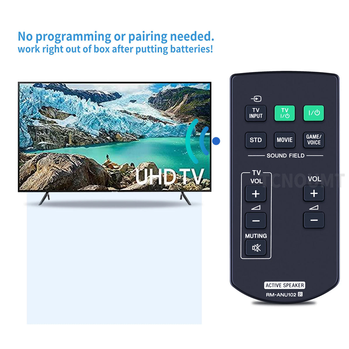 RM-ANU102 Remote Control For Sony Soundbar SA-40SE1 SA-32SE1 SA-46SE1