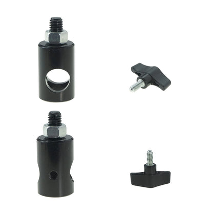 WELLMAKING 2PCS Rapid Adapter Convert with 3/8" Screw DSLR Screw, Black