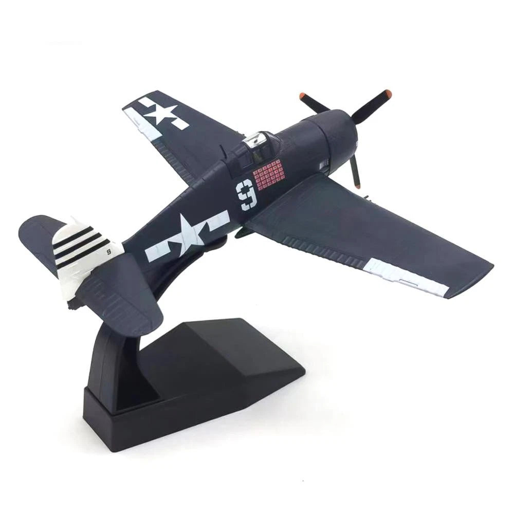 1:72 WWII U.S. F6F Hellcat Shipboard Fighter Alloy Military Aircraft Plane Model