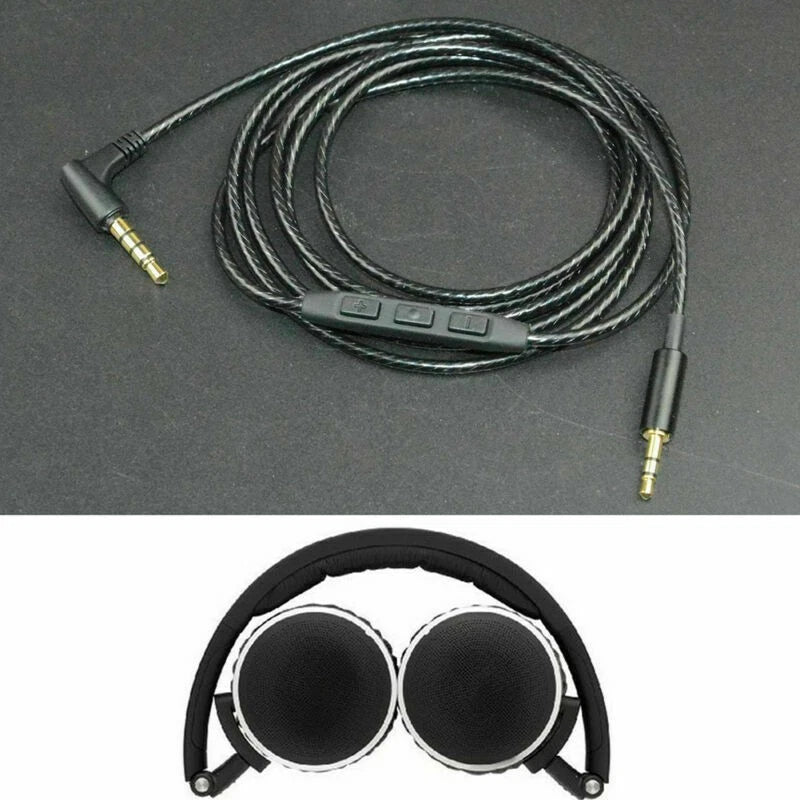 3.5mm To 2.5mm Audio Cable w/ Control For AKG K450 K451 K452 K480 Q460 Headset