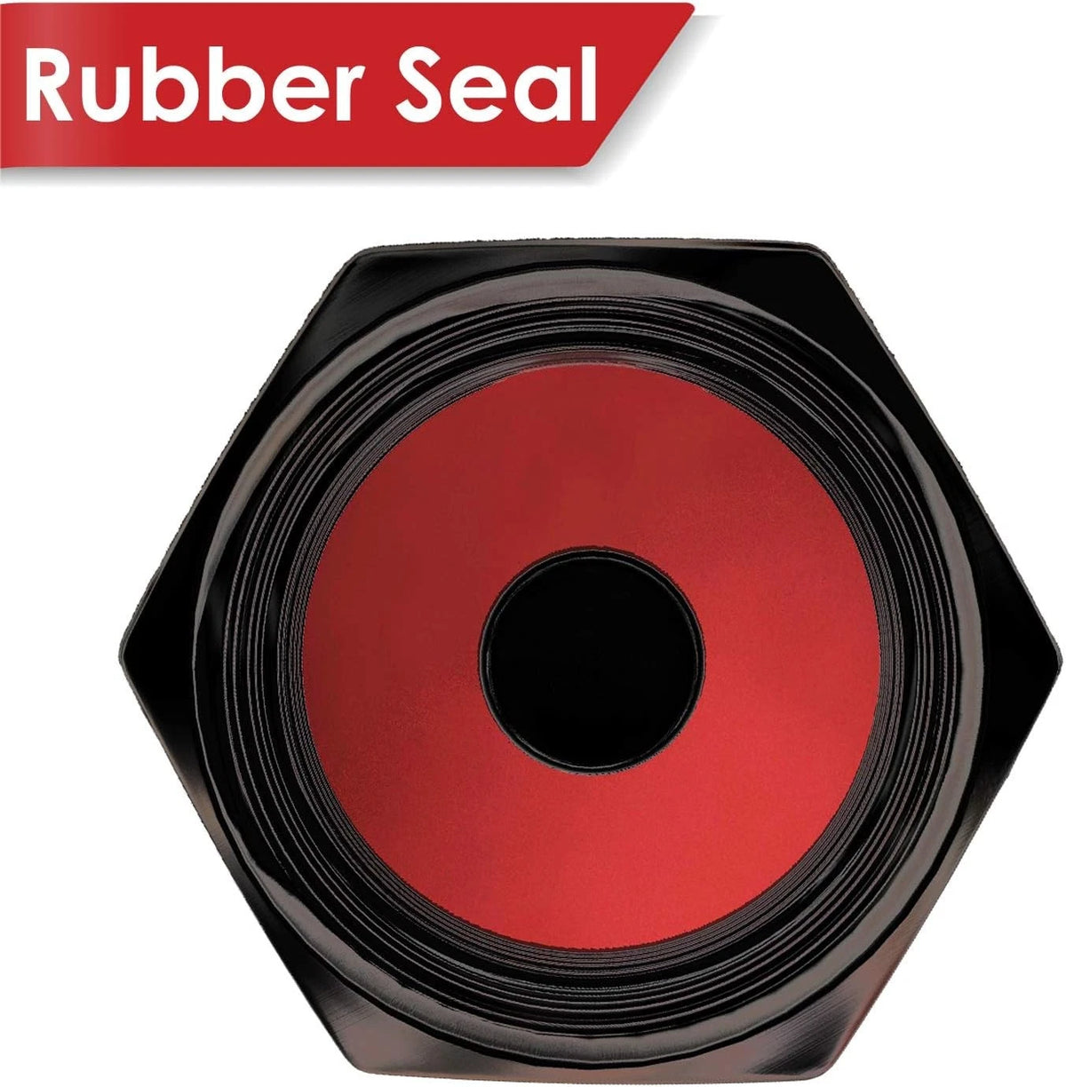 American Flag Tire Valve Stem Caps, USA with O Black Gray (12 Pack)