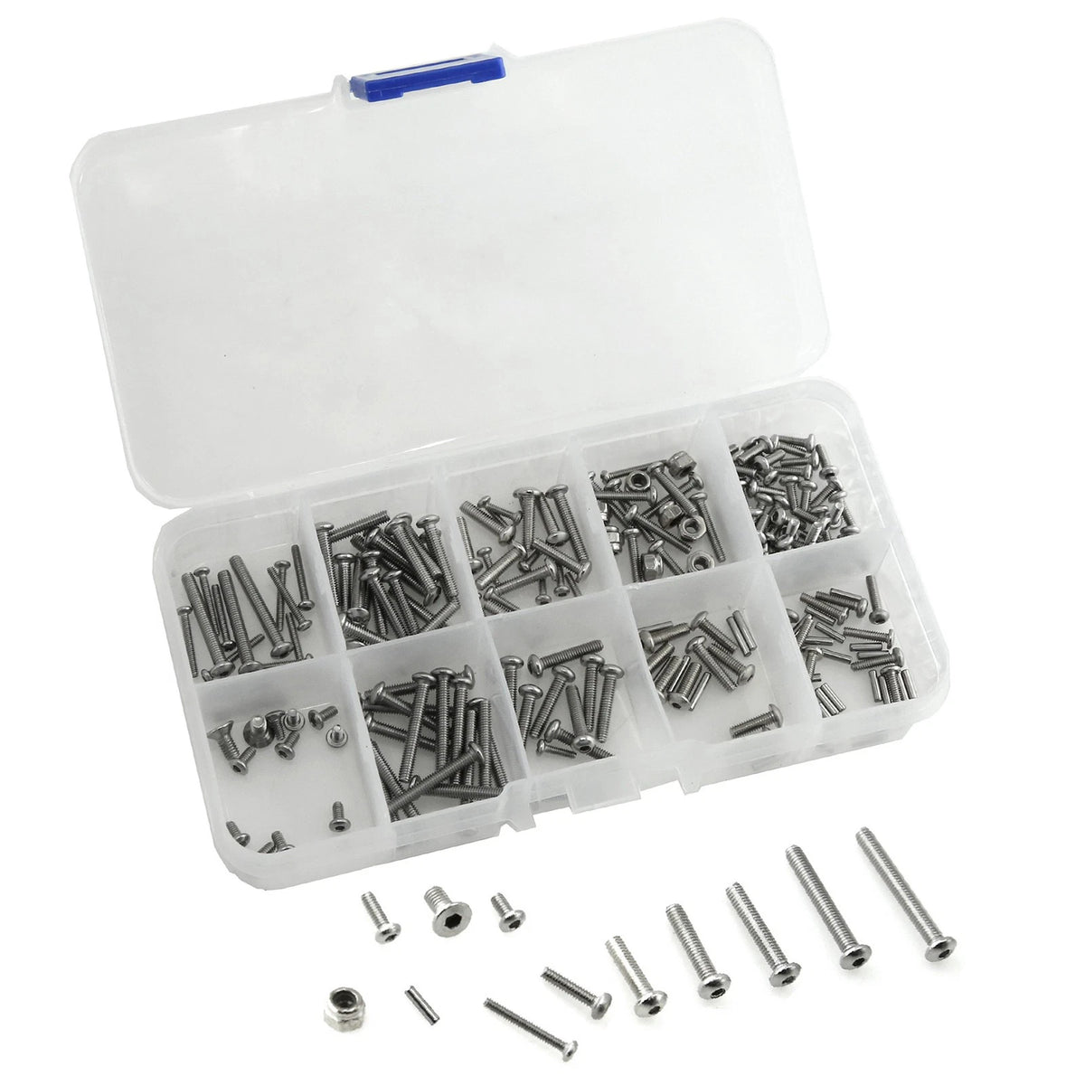 Stainless Steel Hexagonal Screws M2 M2.5 M1.6 1Box For 1/18 TRX4M Racing Car