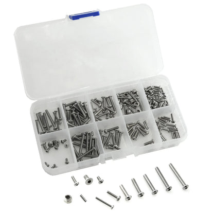 Stainless Steel Hexagonal Screws M2 M2.5 M1.6 1Box For 1/18 TRX4M Racing Car