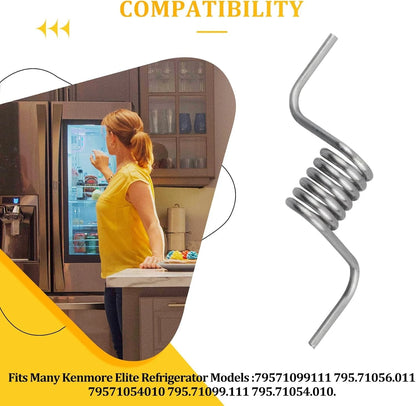 for Kenmore Elite Refrigerator Door Spring, Fits Refrigerator...