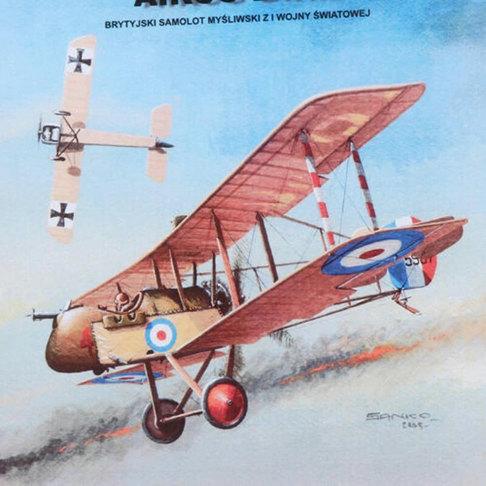 1:33 British Airco DH.2 Biplane Jet Paper Model Unassembled Military Collection