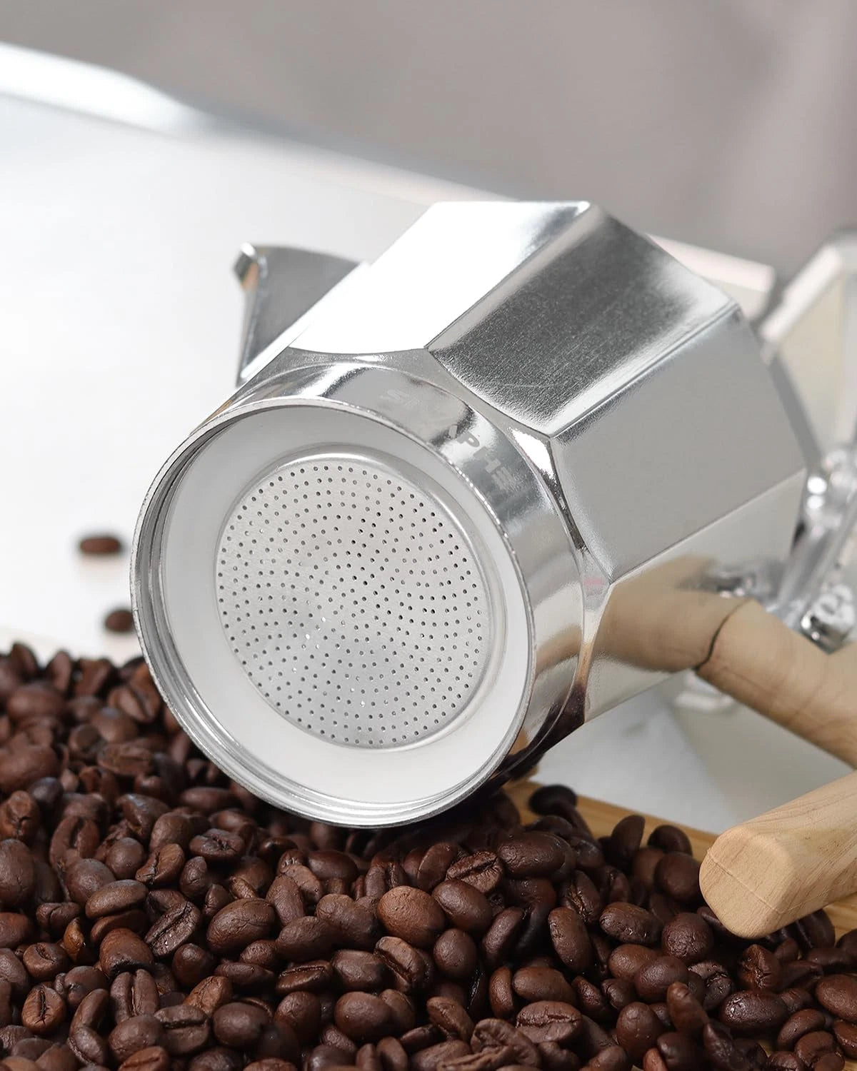 Sivaphe 9 Cup Stovetop Espresso Coffee Maker Replacement 9 cup, Silver