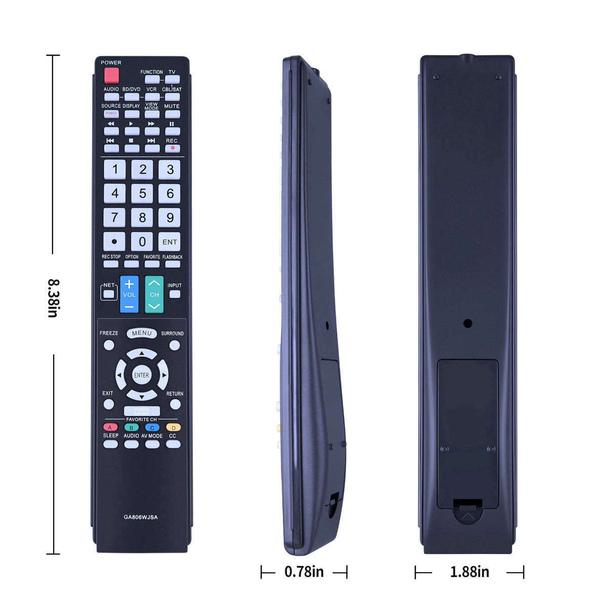 GA806WJSA Remote Control For Sharp TV LC40LE700UN LC46LE700UN LC52LE700UN