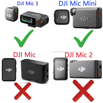 Fraternize  for DJI Mic 3/Mic Mini Camera Adapter, Connect Black