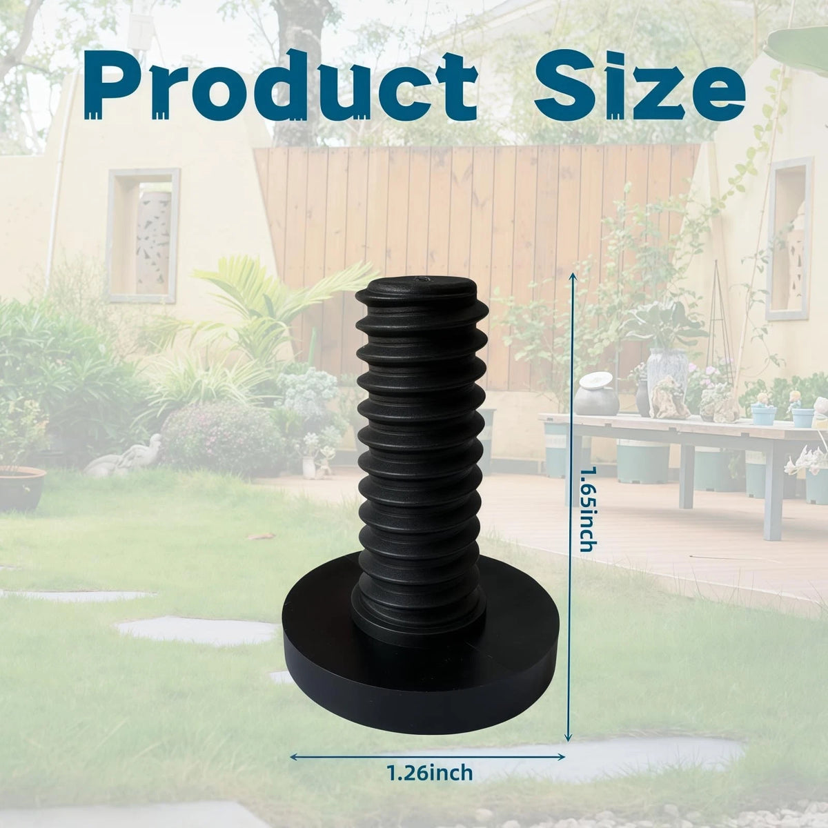 20 PCS Long Bolts Compatible with Suncast Storage Sheds 1/4 in, Black