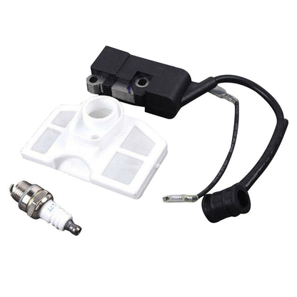 Ignition Coil + Air Filter+Spark Plug For 4500 5200 5800 45/52 /58cc Chainsaw