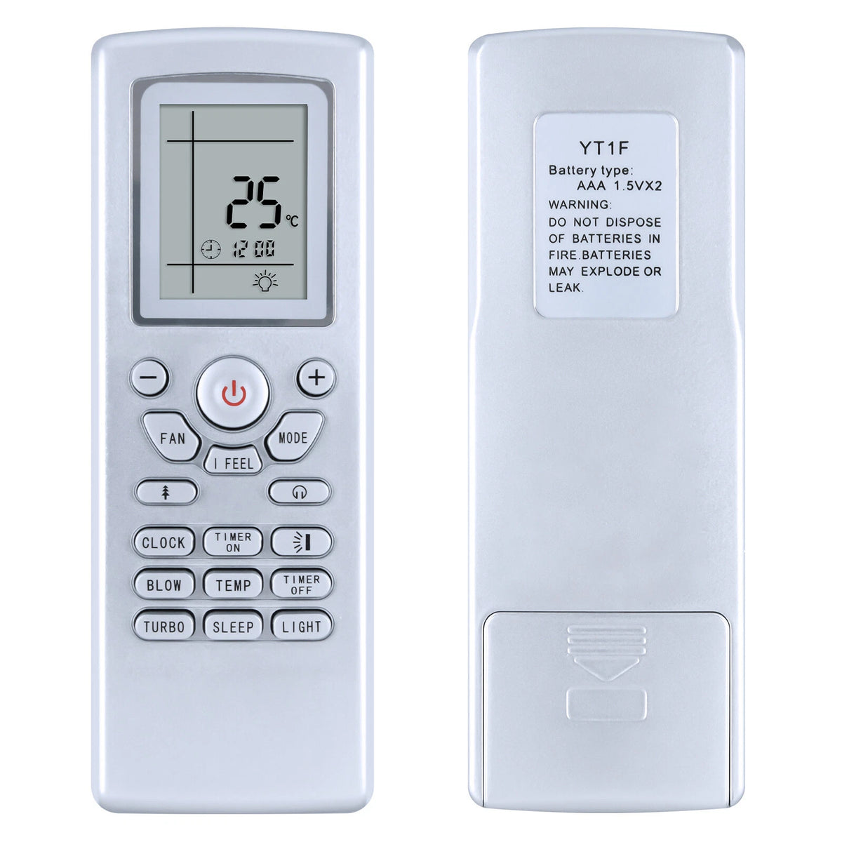 YT1F For Gree Air Conditioner Remote Control YT1FF YT1F1 YT1F2 YT1F3 YT1F4