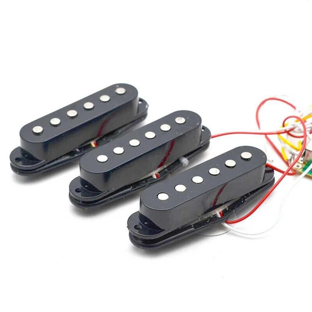 1 Volume 5-Way Switch Pickups Wiring Harness Prewired For ST Electric Guitar z