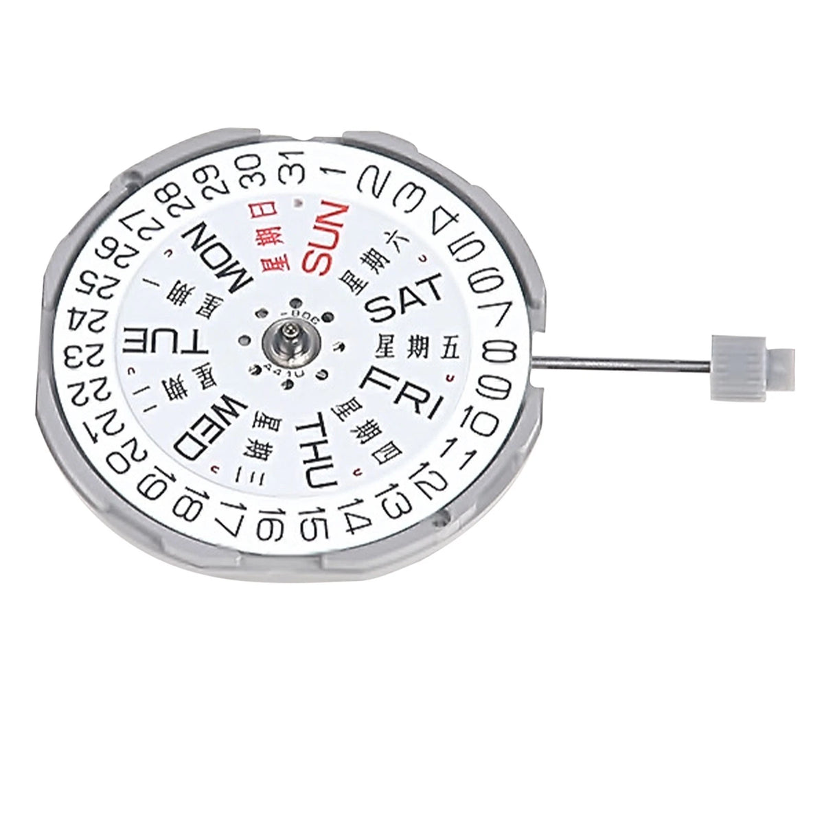 3 Hands Date @ 3 Metal Quartz Watch Movement With Stem For Miyota GM02 GM00