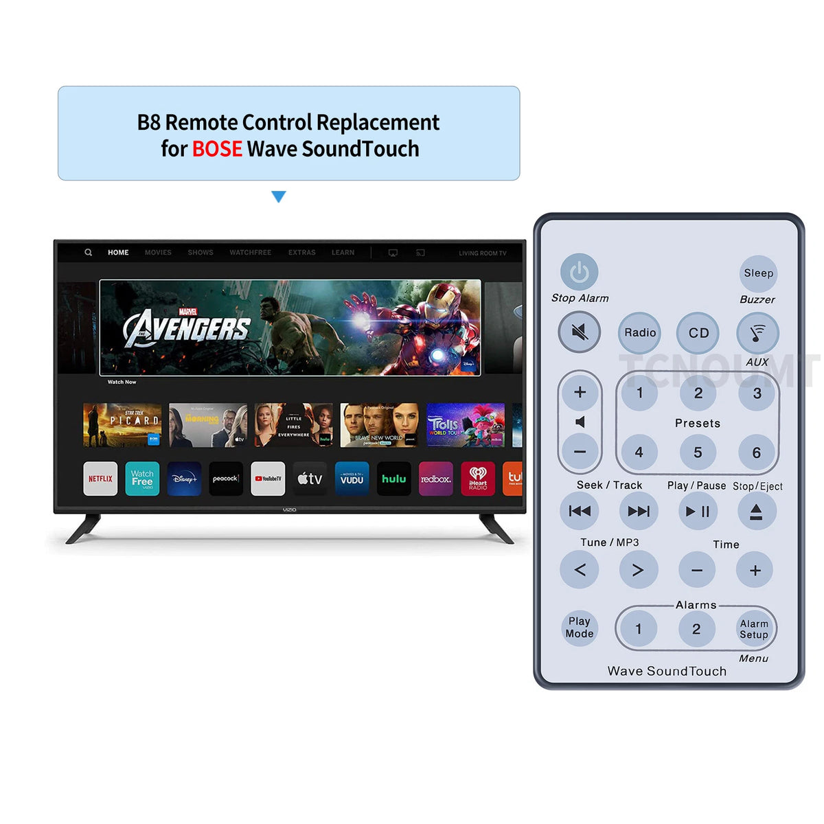 Remote Control For Bose Wave Sound Touch Music Radio System I II III IV