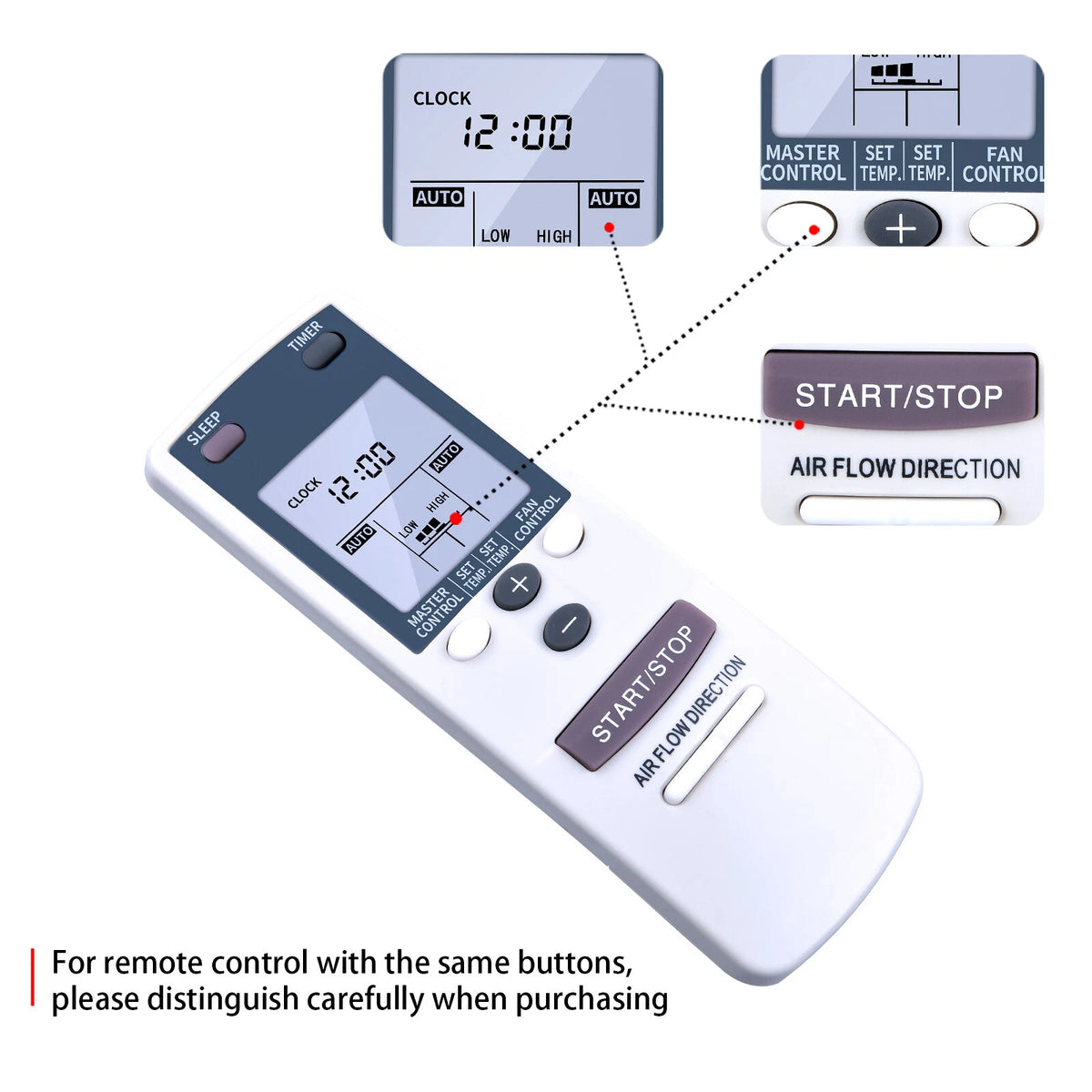 Remote Control For Fujitsu AC Air Conditioner AR-AB8 AR-AB10 AR-DB5