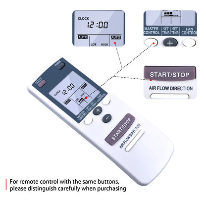 Remote Control For Fujitsu AC Air Conditioner AR-AB8 AR-AB10 AR-DB5
