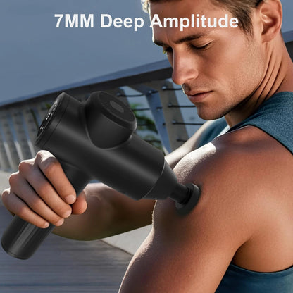 Mebak 7 Massage Gun, Gun Deep Tissue for Pain Relief, Muscle Black