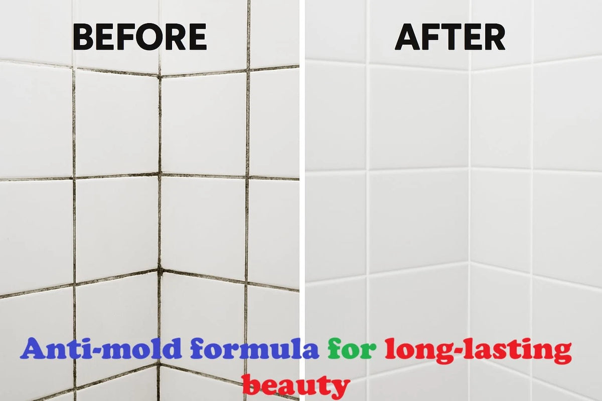 BONDIFY Waterproof White Wall & Floor Tile Grout Repair Kit 16oz/450g x 2