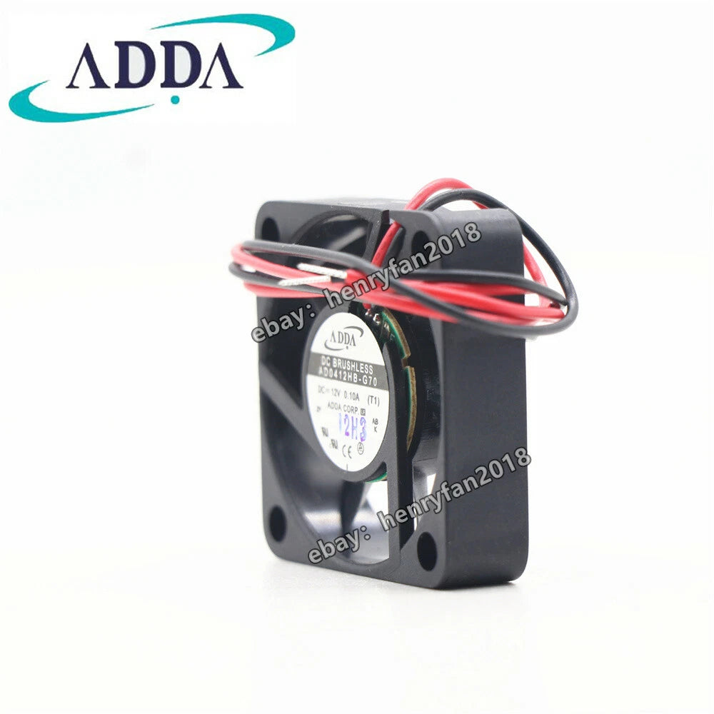 ADDA AD0412HB-G70 Axial Fan DC 12V Fan 0.10A 40*40*10MM 2-wire Ball Cooling Fan