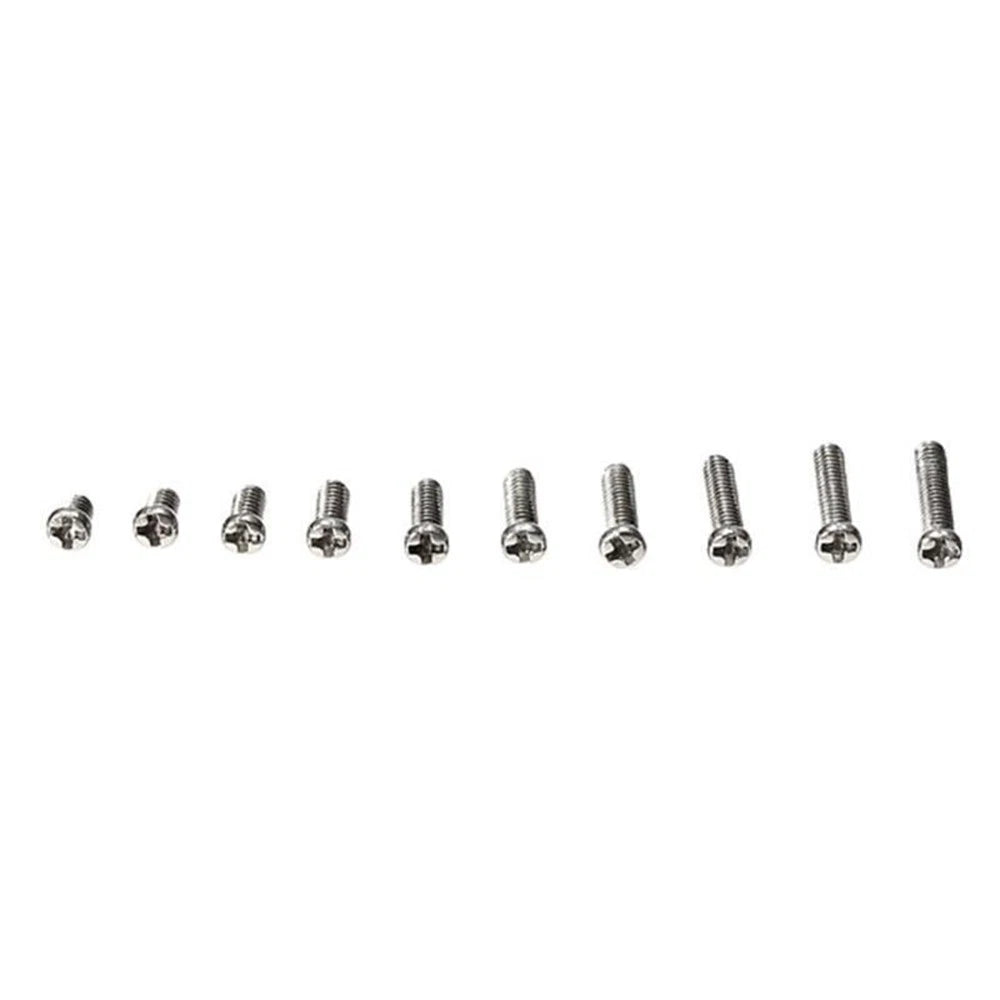 1.6/2/2.5/3/3.5/4/4.5/5/5.5/6mm Stainless Steel Watch Screws Repairing Kit