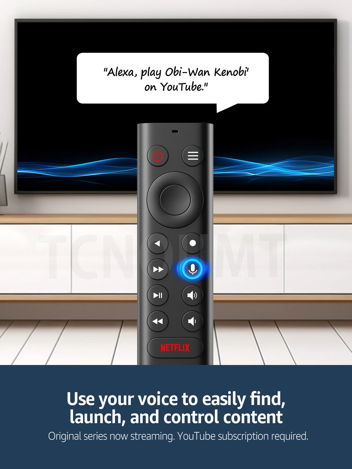 P3700 Voice Remote Control For Nvidia Shield TV  Version, Automatic Backlight