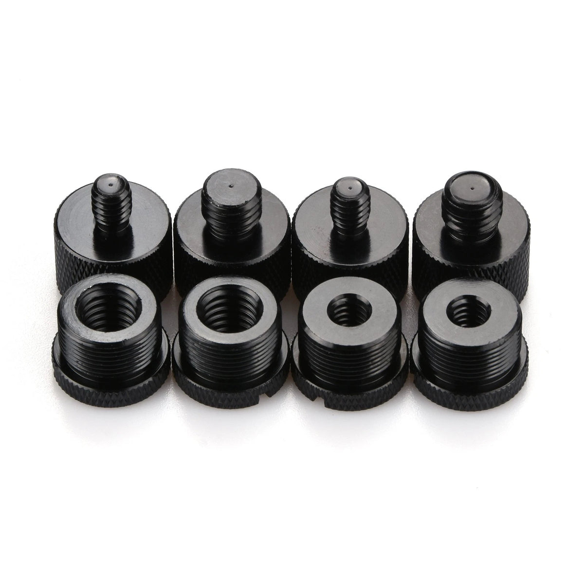 5/8 Female To 3/8 Male,1/4 Female To 5/8 Male Mic Thread Screw Adapter Kits 8*