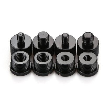 5/8 Female To 3/8 Male,1/4 Female To 5/8 Male Mic Thread Screw Adapter Kits 8*