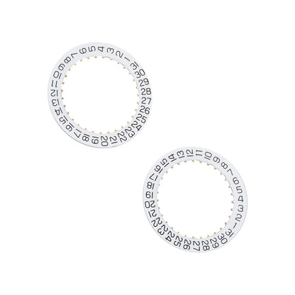 2X Date Indicator Calendar Wheel Disc Plate AT 3 For ETA 2804-2 2824-2 2892A2