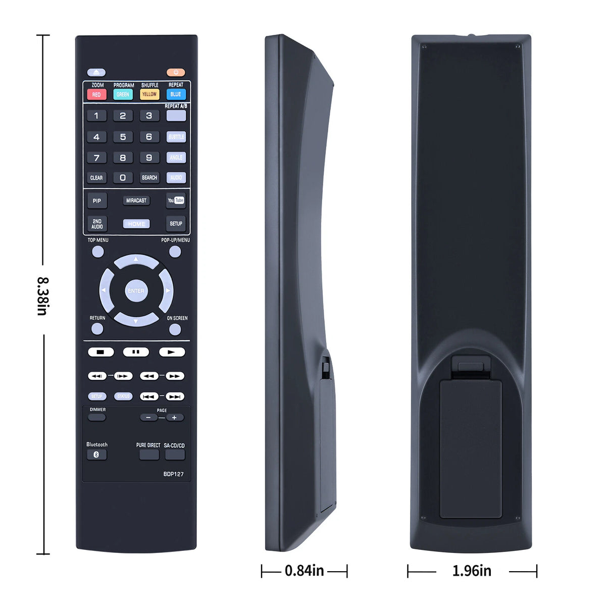 BDP127 Remote Control For Yamaha Player BD-S677 BD-A1040 BD-S477