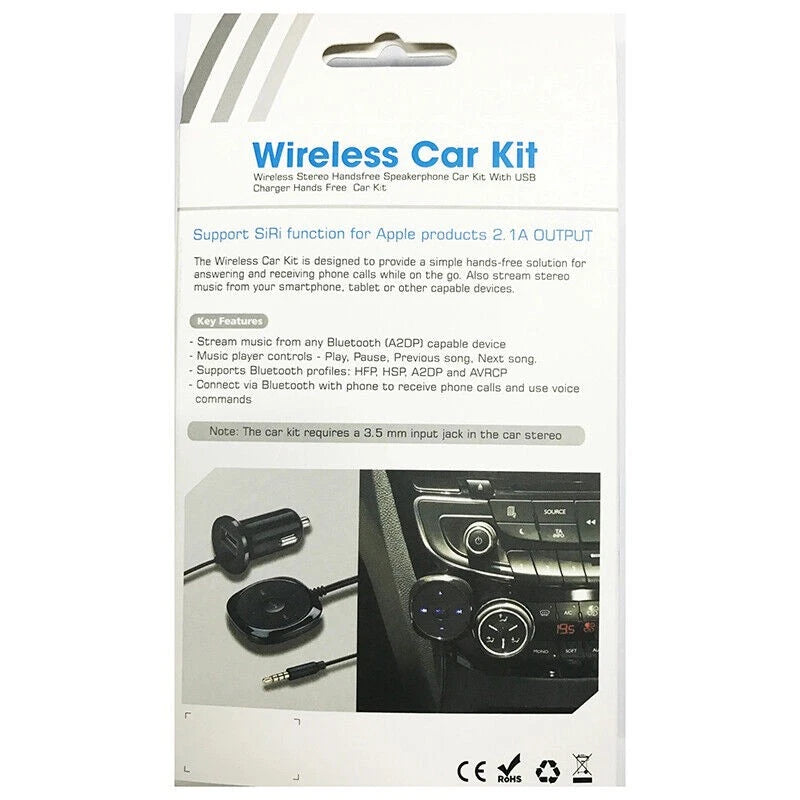 BC20 Car Cigarette Lighter Bluetooth Wireless Receiver MP3 Player Audio Cable