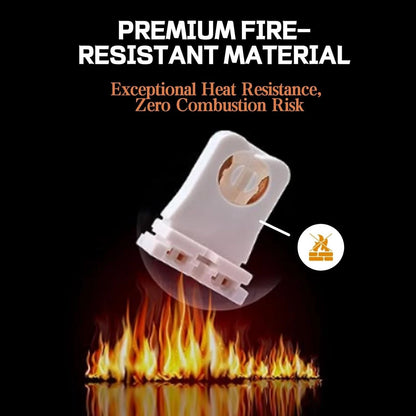 12 Packs Non Shunted T8 Lamp Holder Socket Turn Type for LED Fluorescent...